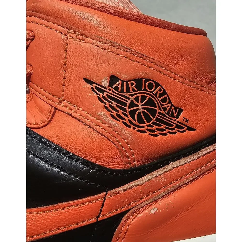 Air Jordan 1 Mid SE Rush Orange Black Women's Size 8 DM3381-600